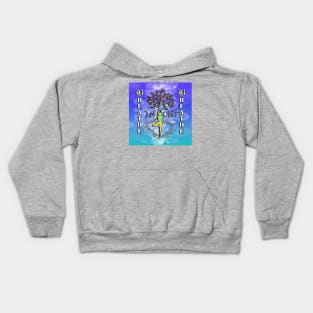 Yoga Graphic Design & Inspirational Quote Kids Hoodie